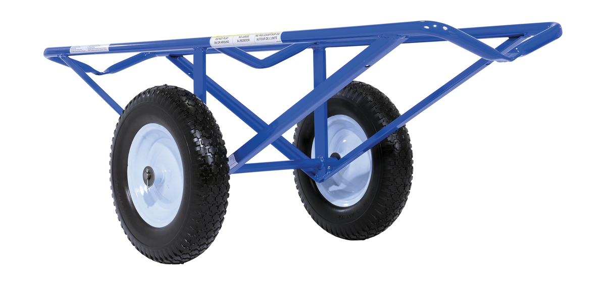 VESTIL CARPET-45-FF Rug Dolly, Foam Filled Wheels, 60 x 26 Inch Size, Blue | AG7PAU