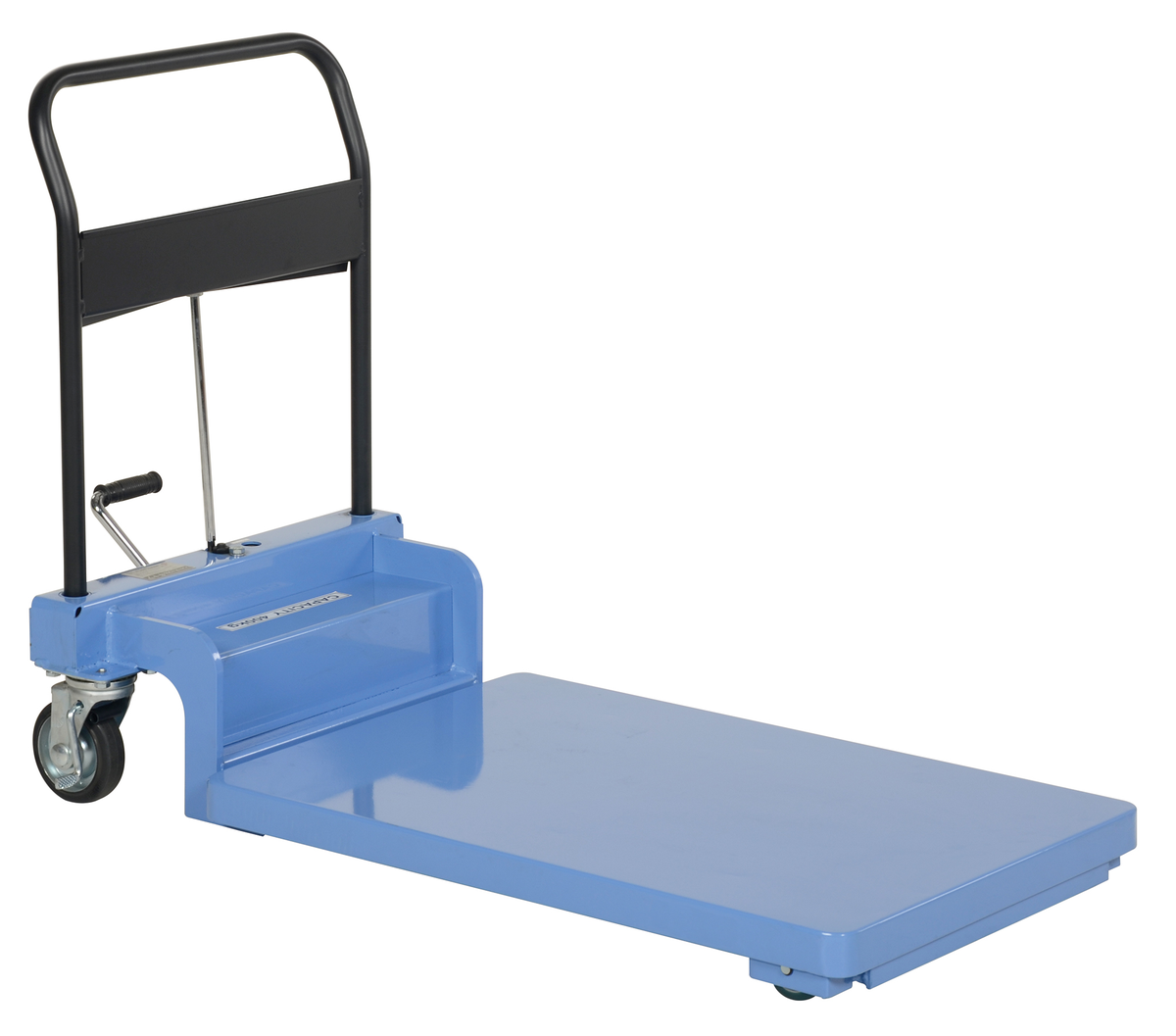 Steel Low Profile Scissor Carts 23-3/4 x 35-5/8 Inch, 900 lb Capacity, Blue
