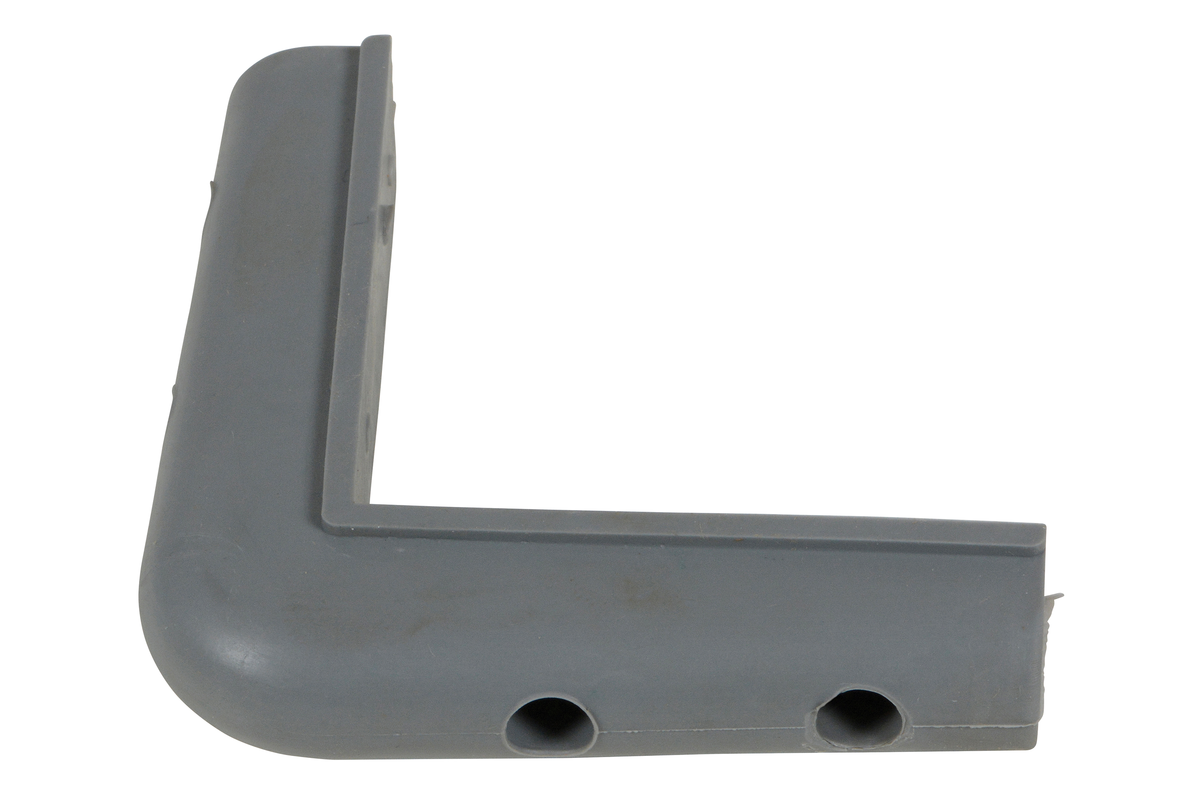 Rubber Corner Guard, 5/8 Inch, Gray, 28 Pieces