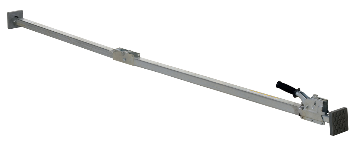 VESTIL CL-17 Steel Two Piece Folding Cargo Bar, 88 Inch to 116 Inch Size, Gray | AG7PJL