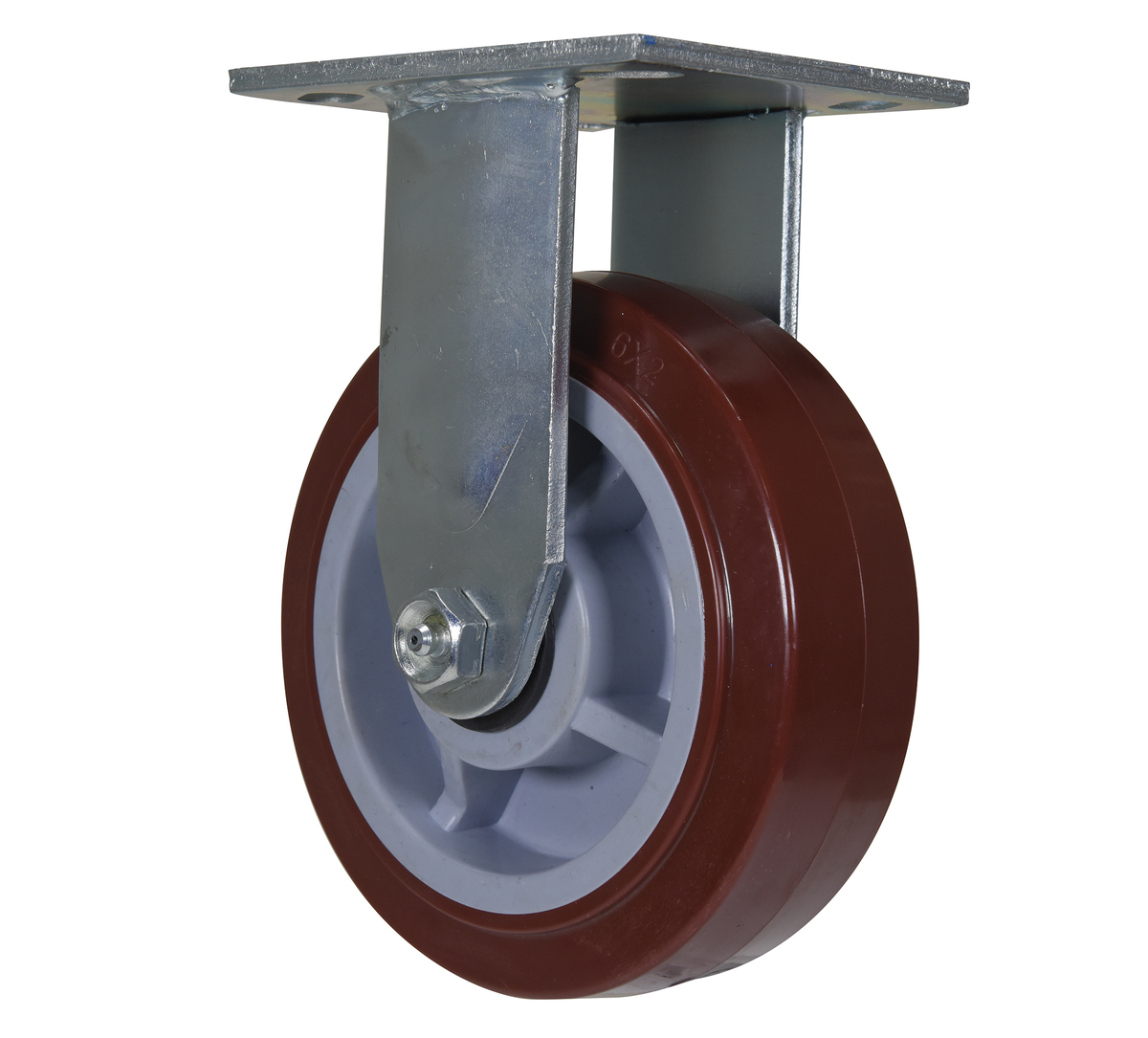 Vestil CST-VE-6X2PUP-R | Polyurethane Rigid Caster, 6 x 2 Inch, 720 lb ...