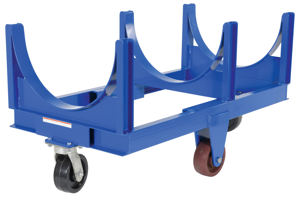 VESTIL DCC-2860-10 Heavy Duty Cradle Cart, 10000 Lb. Capacity, 63 Inch x 31.5 Inch Size | AG7QJB