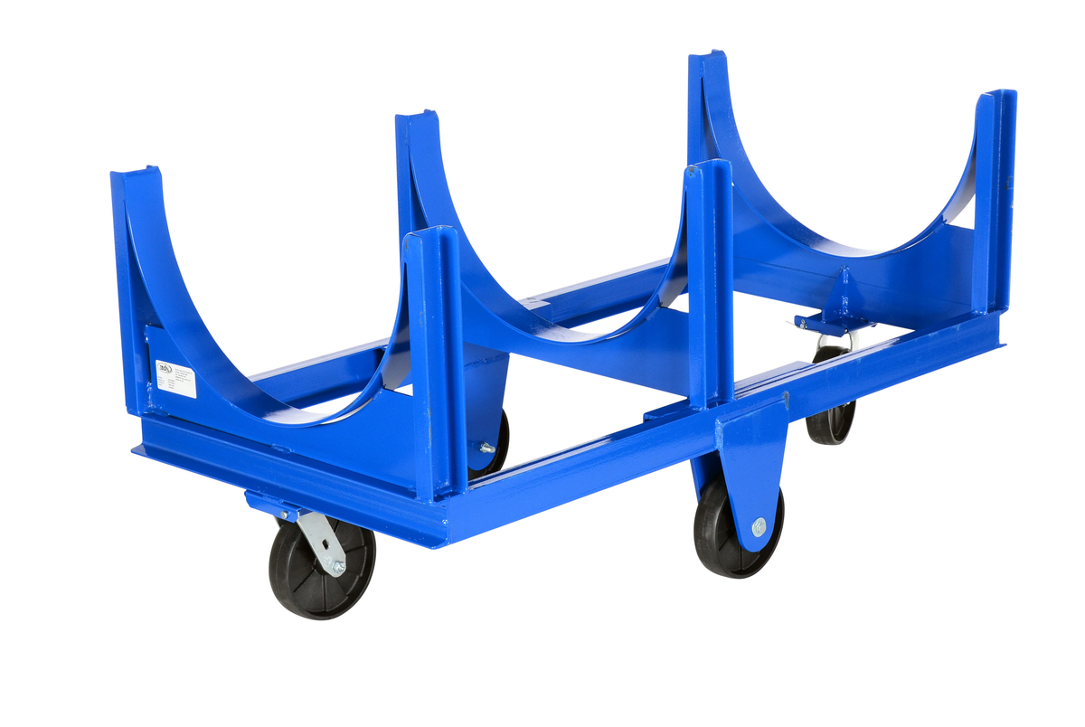 VESTIL DCC-2860-4 Heavy Duty Cradle Cart, 4000 Lb. Capacity, 60 Inch x 31.5 Inch Size | AG7QJC
