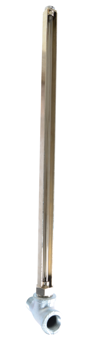 Steel Horizontal Drum Gauge Level Indicator, Fits 3/4 Inch Drum Opening