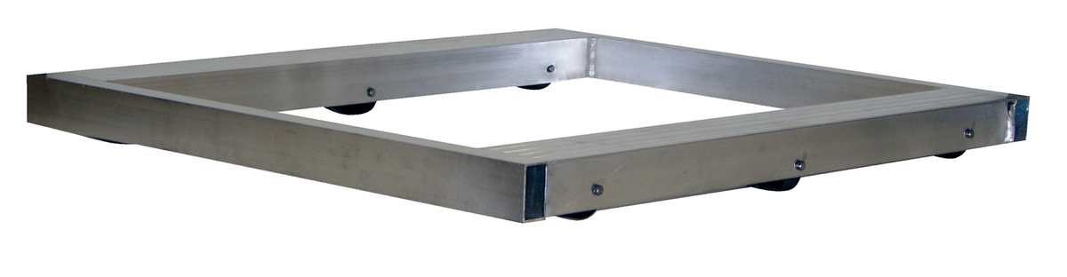 Aluminium Pallet Dolly, 36 x 42 Inch, 4000 lb Capacity, Silver