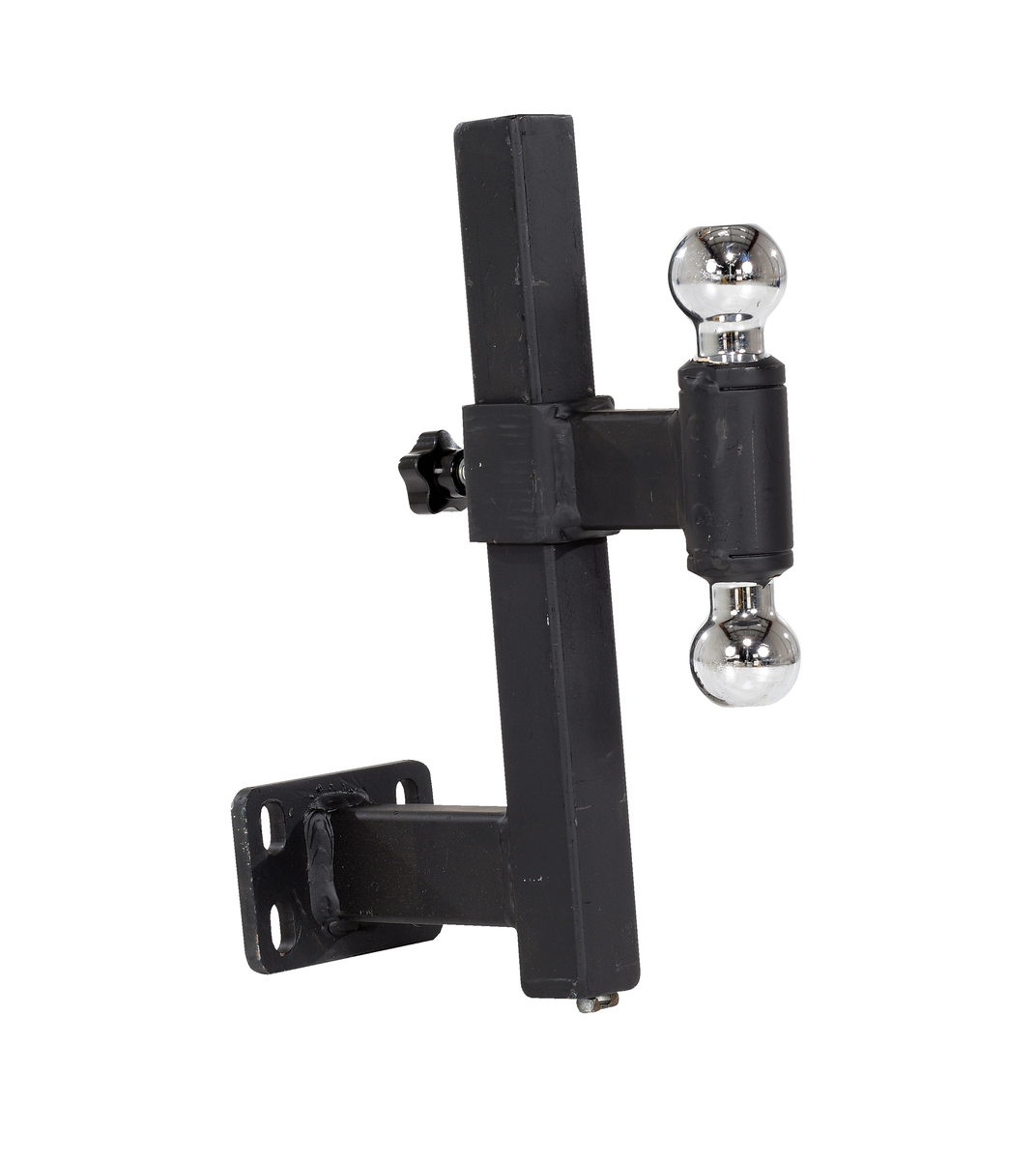 DOUBLE ADJUSTABLE BALL HITCH