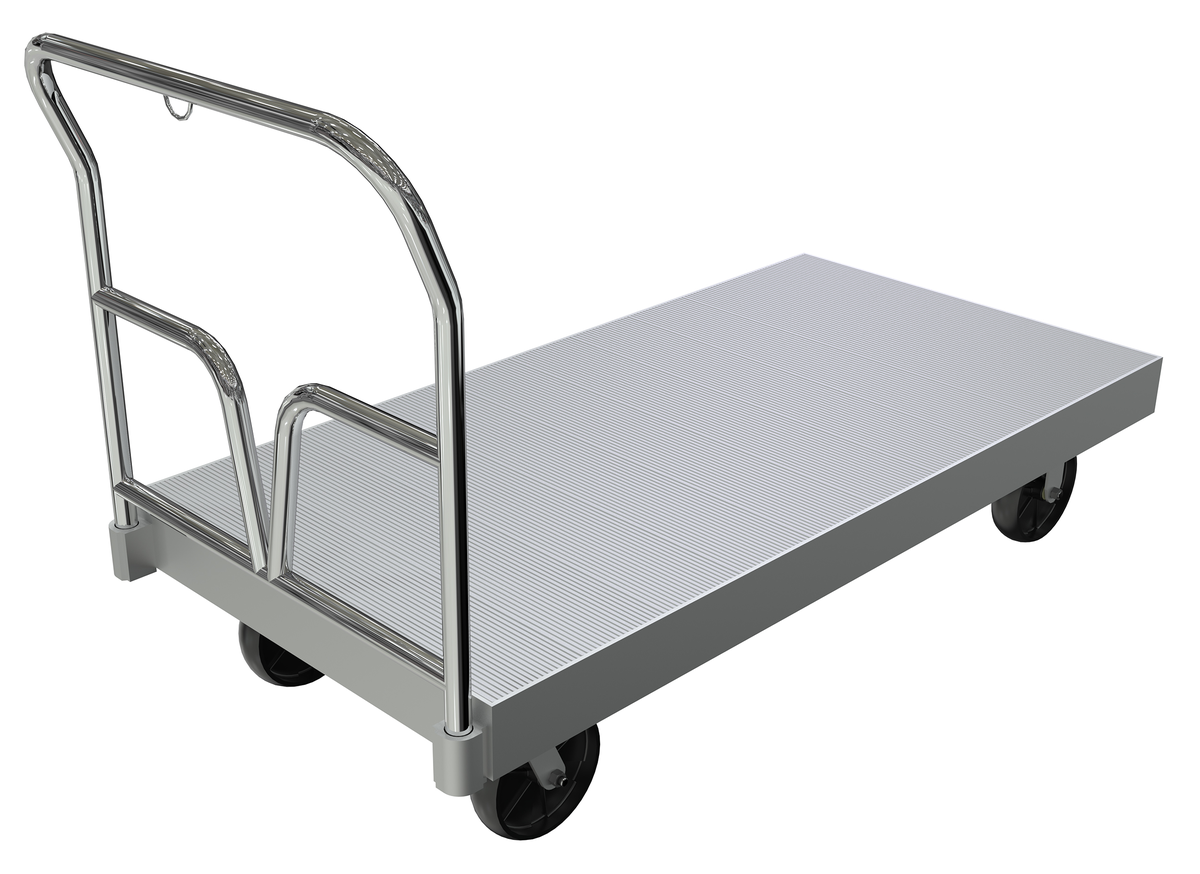 VESTIL EFHD-3060 Extruded Aluminium Platform Truck, 30 x 60 Inch Size | AG7RDT