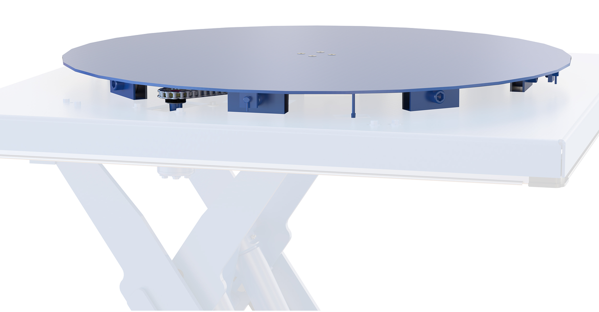 Scissor Table Option Powered Carousel