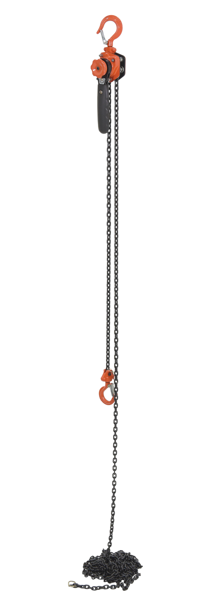 VESTIL ELH-05-20 Mighty Mini Lever Hoist, 5 Feet Chain, 500 Lb. Capacity, Orange, Steel | CE3DAW