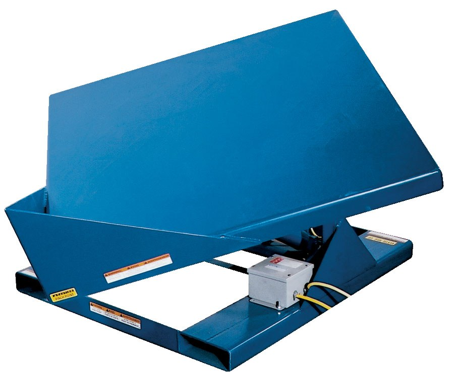VESTIL EMC-4242-2 Electric/Hydraulic Corner Tilter, 2000 Lb. Capacity, 42 x 42 | AG7RNK