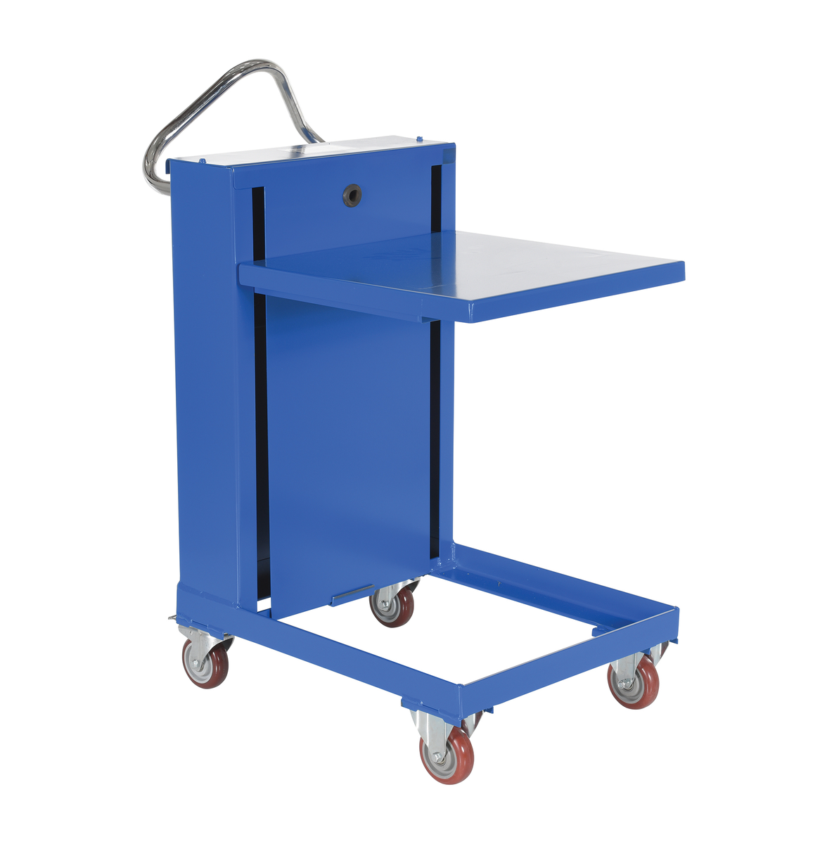 Steel Self Elevating Spring Table, 20 x 20 Inch, 460 lb Capacity, Blue