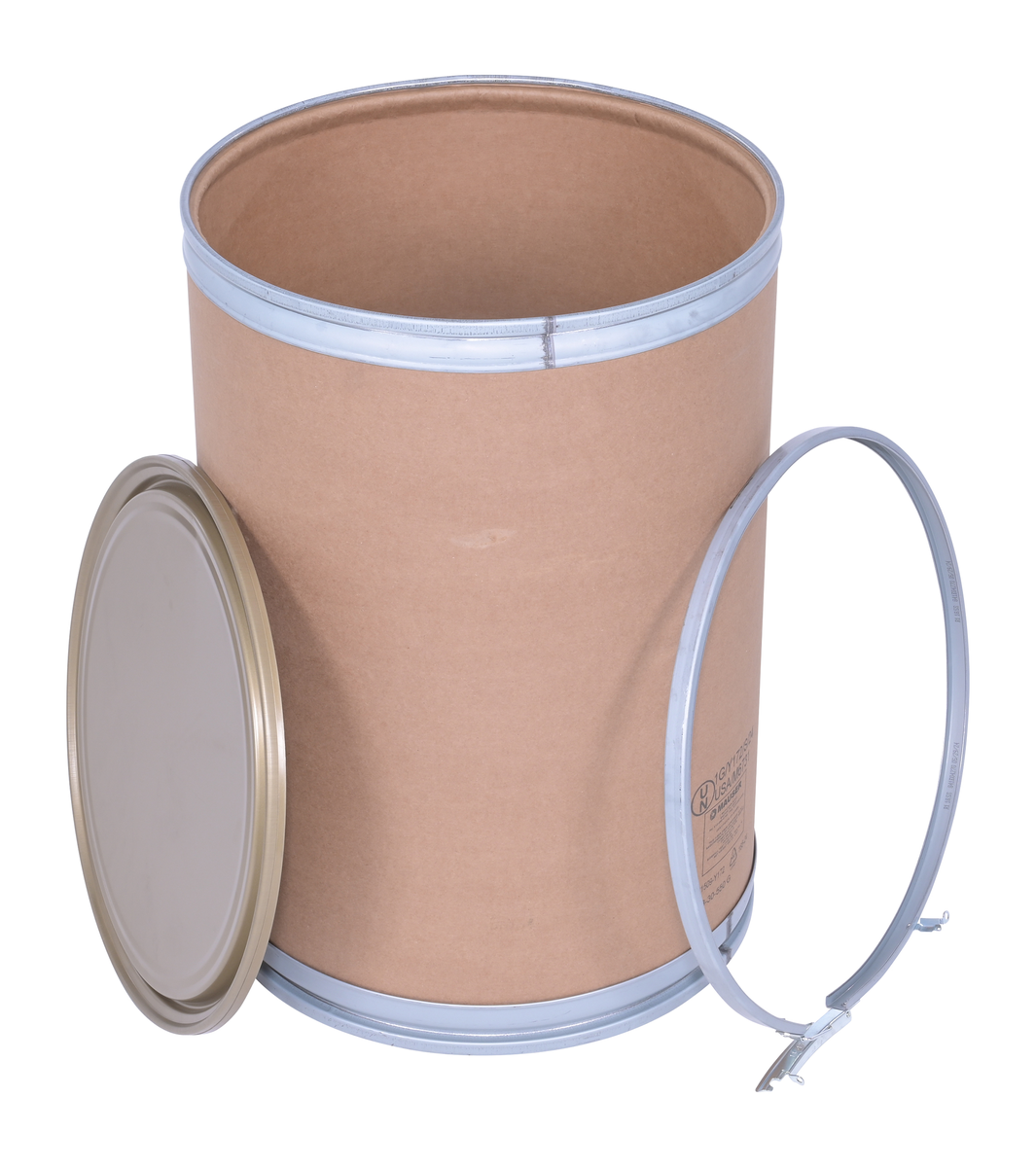 VESTIL FD-30 Fiber Drum, 30 Gallon, Capacity | AG7RVR