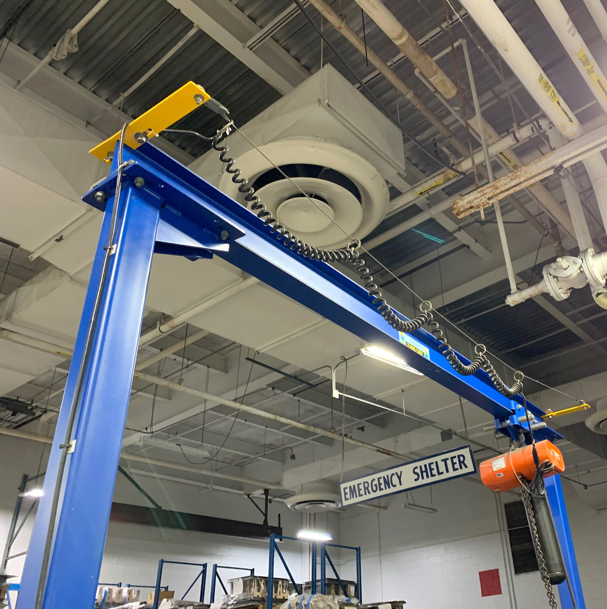 Gantry Crane Festoon System, 22 Feet Wire