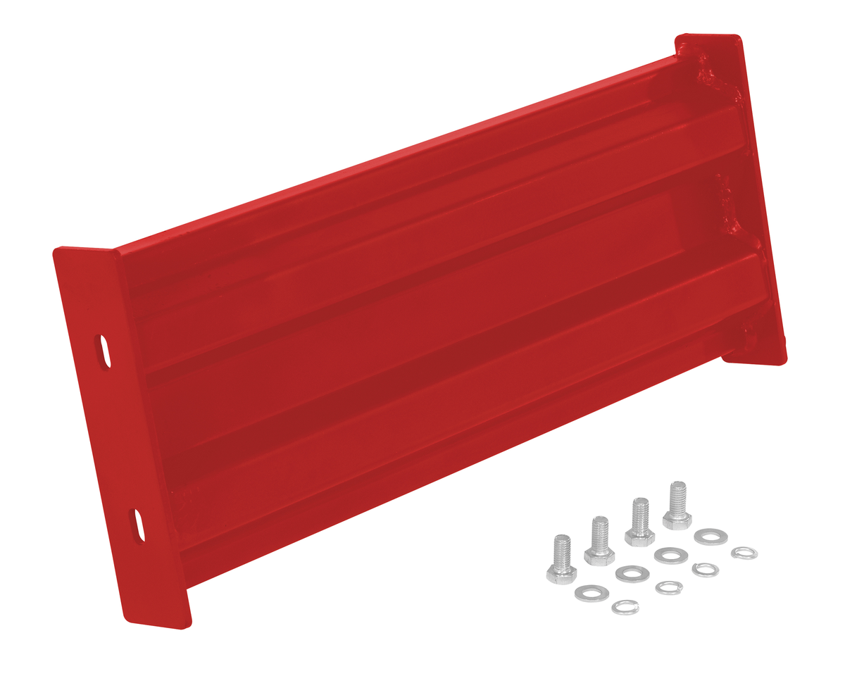 VESTIL GR-F2R-BO-2-RD Bolt-On Style Guard Rail 2 Ft Red | CY7LLN