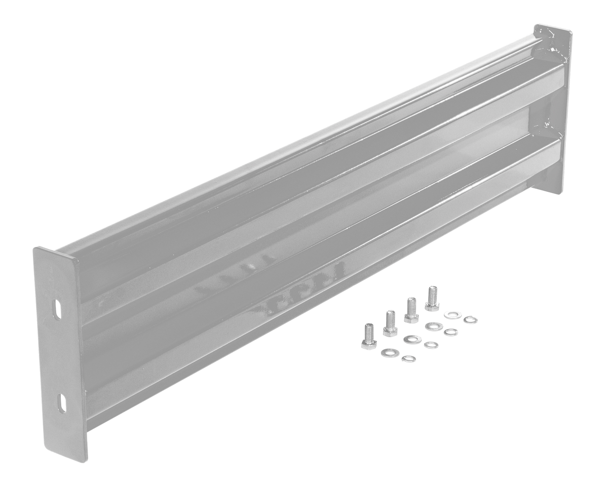 VESTIL GR-F2R-BO-4-SL Bolt-On Style Guard Rail 4 Ft Silver | CY7KUM