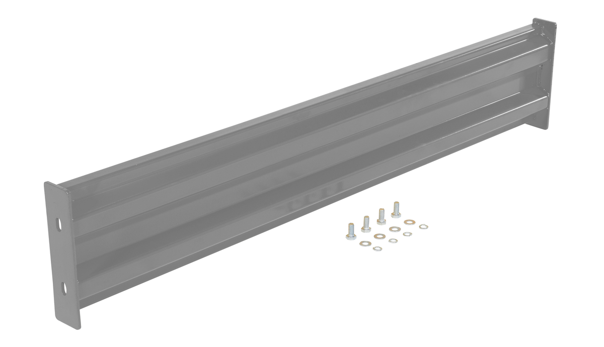 VESTIL GR-F2R-BO-5-GYSG Bolt-On Style Guard Rail 5 Ft Gray Semi Gloss | CY7LQF
