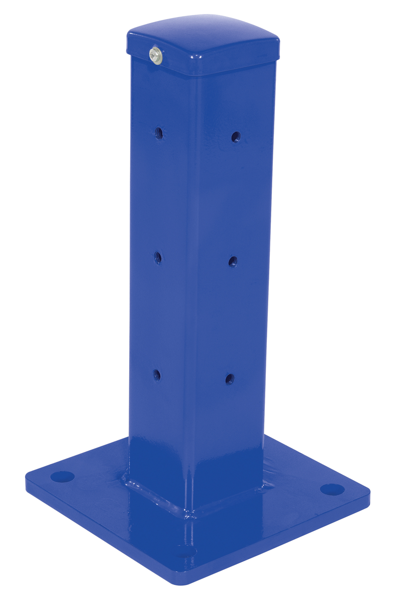 VESTIL GR-F2R-BO-TP18-BU Rigid Tube Post 18 Inch Bolt-On Style Blue | CY7LEC