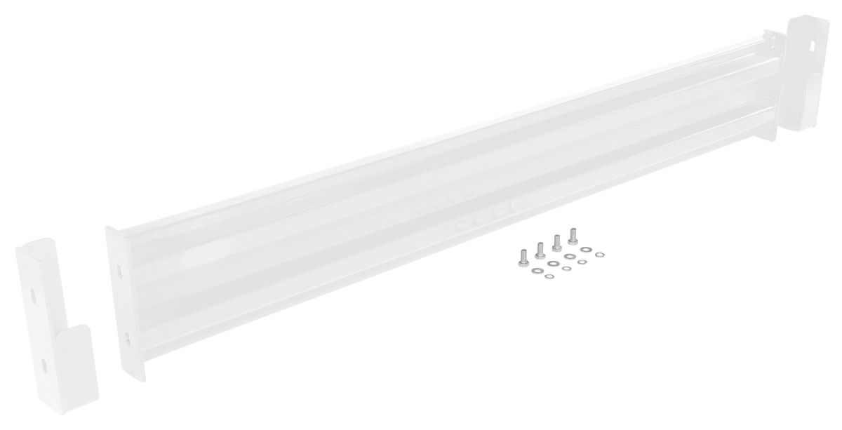 VESTIL GR-F2R-DI-6-WT Drop-In Style Guard Rail 6 Ft White | CY7KWR