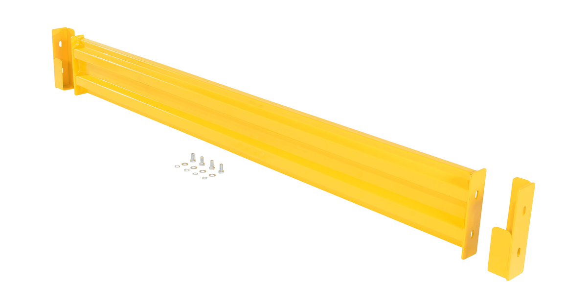 VESTIL GR-F2R-DI-7-YL Guard Rail, Ribbed Bolt on Style, 7 Feet | CE3DLV