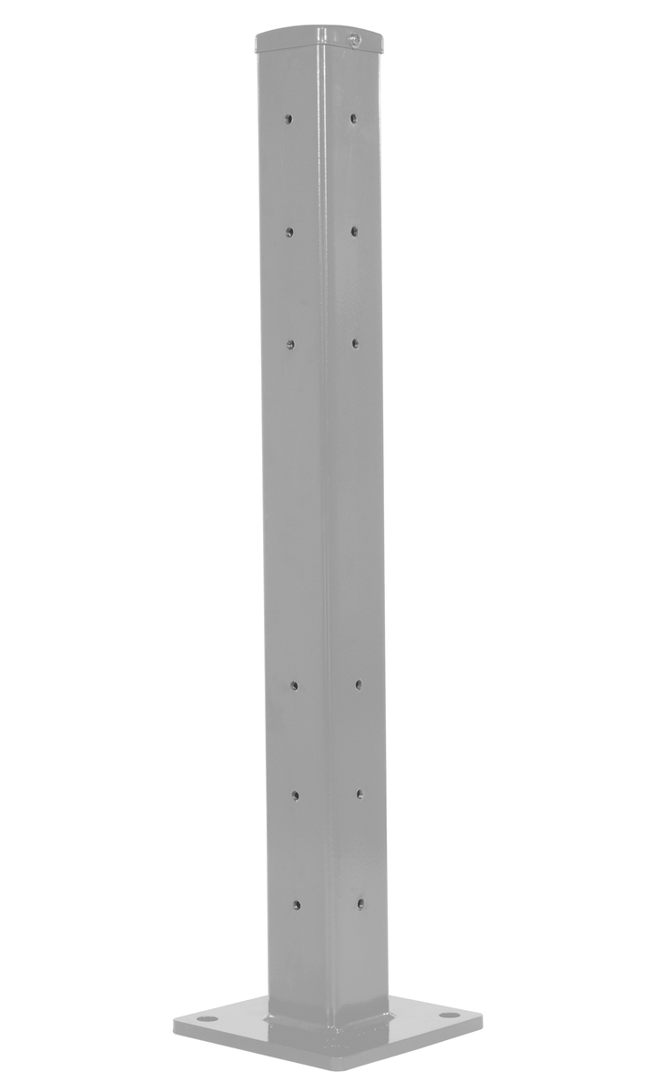 VESTIL GR-F2R-DI-TP42-SL Rigid Tube Post 42 Inch Bolt-On Style Silver Lining | CY7KRR