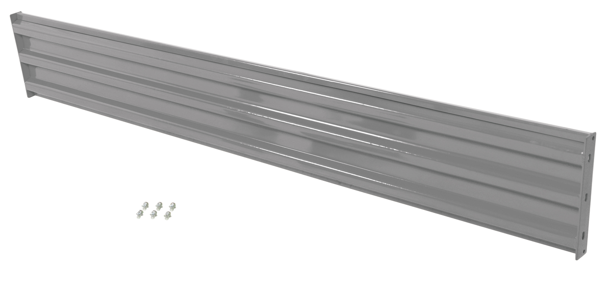 VESTIL GR-F3R-BO-10-GYSG Bolt-On Style Guard Rail 10 Ft Gray Semi Gloss | CY7LAR