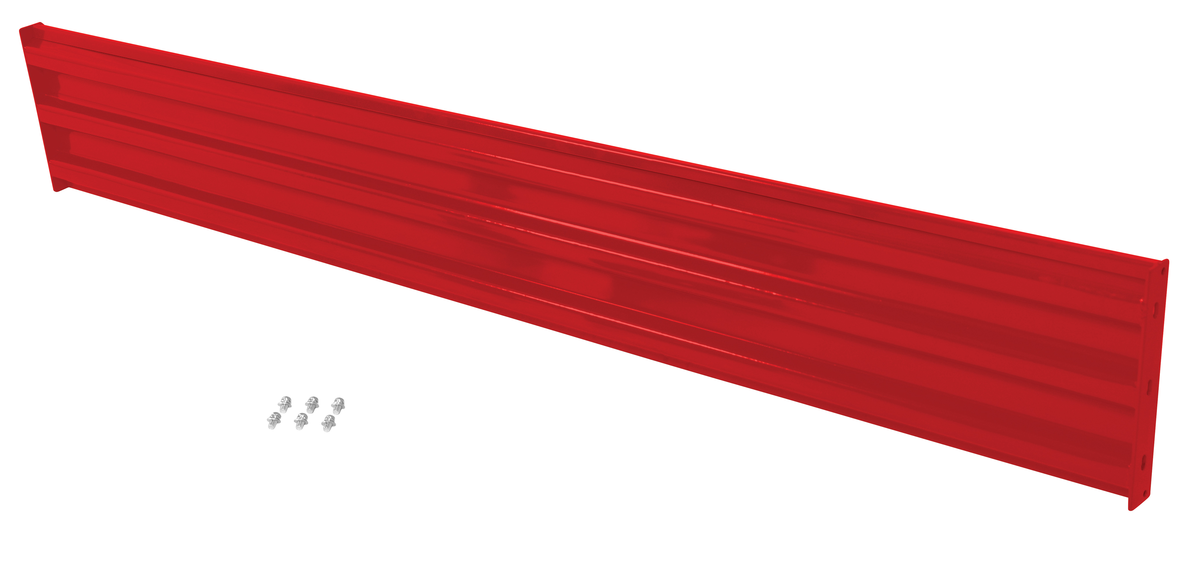 VESTIL GR-F3R-BO-10-RD Bolt-On Style Guard Rail 10 Ft Red | CY7LBT