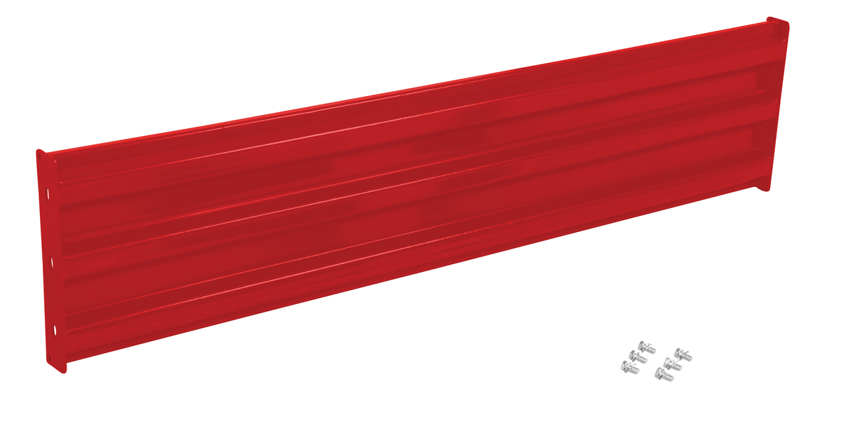 VESTIL GR-F3R-BO-6-RD Bolt-On Style Guard Rail 6 Ft Red | CY7KYF