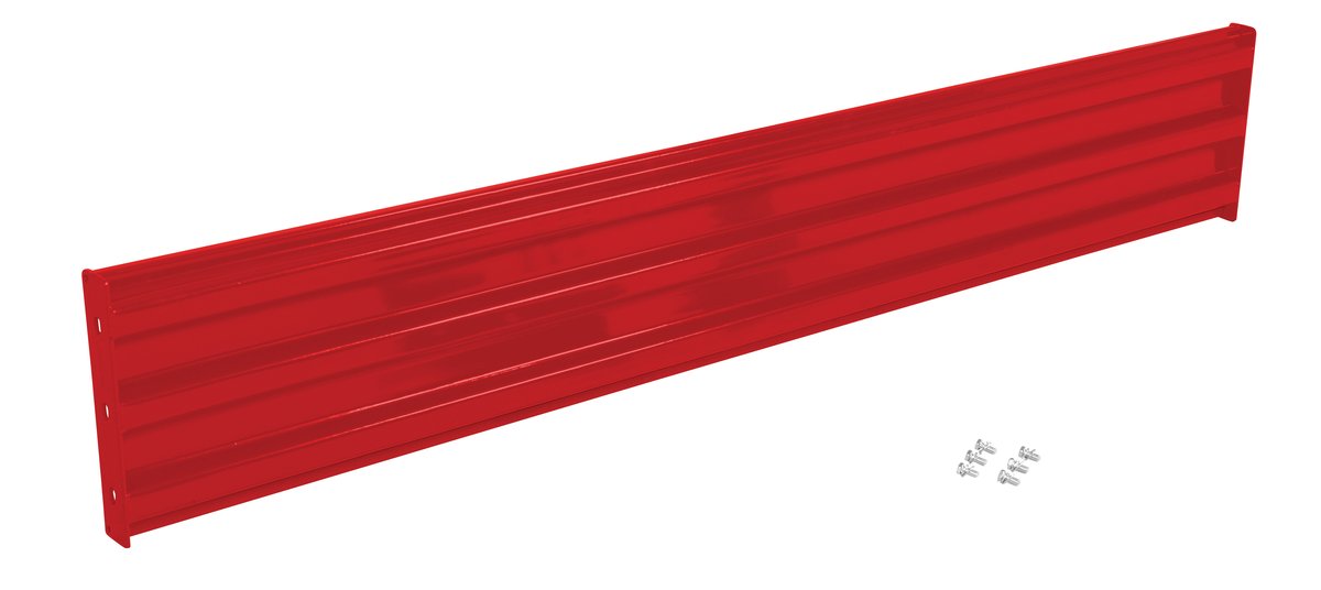 VESTIL GR-F3R-BO-8-RD Bolt-On Style Guard Rail 8 Ft Red | CY7LQY