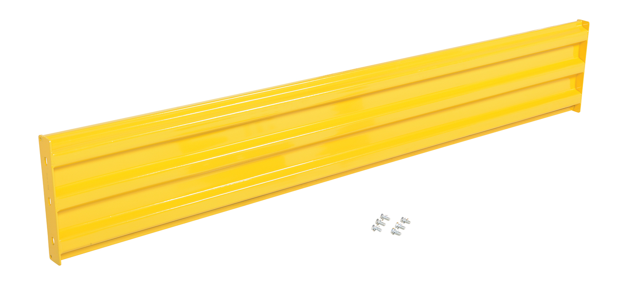 VESTIL GR-F3R-BO-9-YL Guard Rail, Ribbed Bolt on Style, 9 Feet Long | CE3DNB
