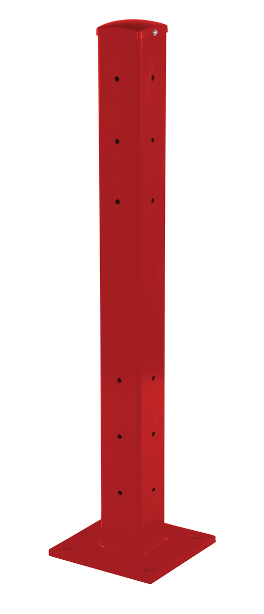 VESTIL GR-F3R-BO-TP42-RD Rigid Tube Post 42 Inch Bolt-On Style Red | CY7LTV