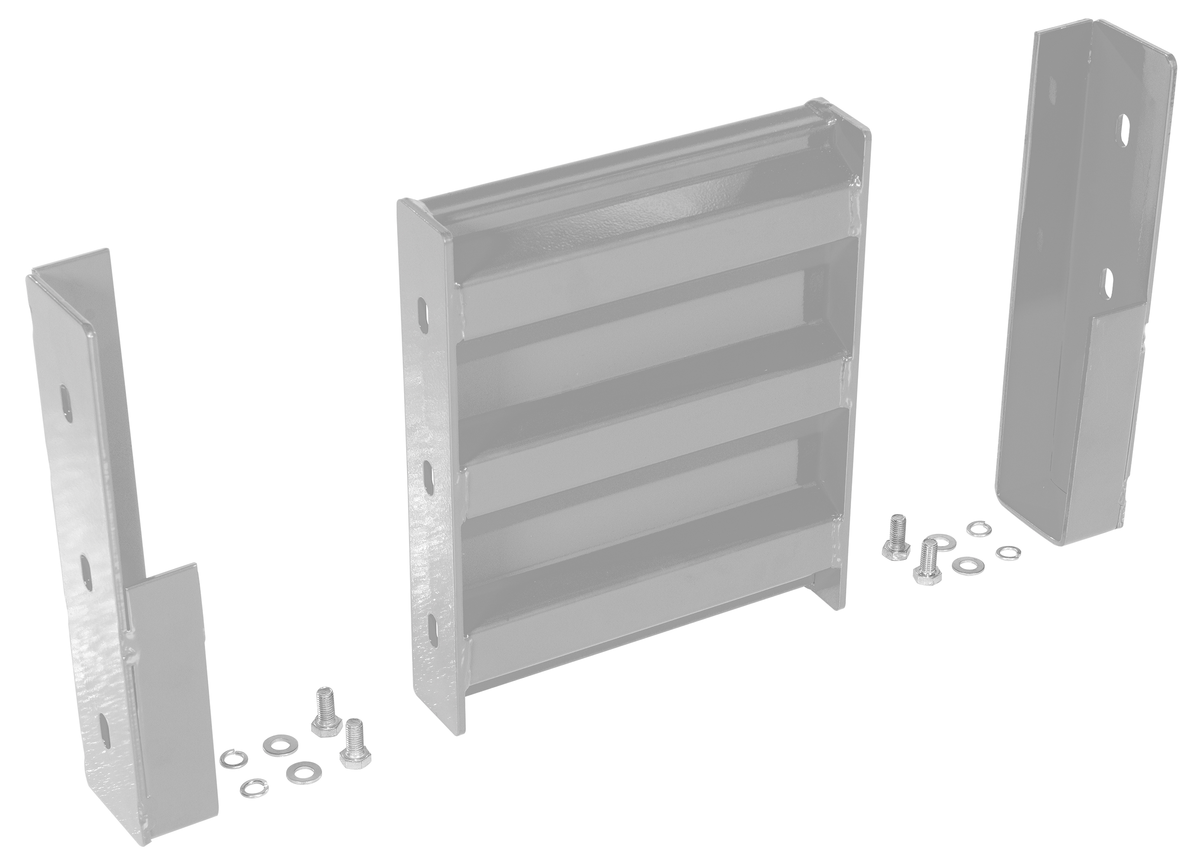 VESTIL GR-F3R-DI-1-SL Drop-In Style Guard Rail 1 Ft Silver | CY7LYM