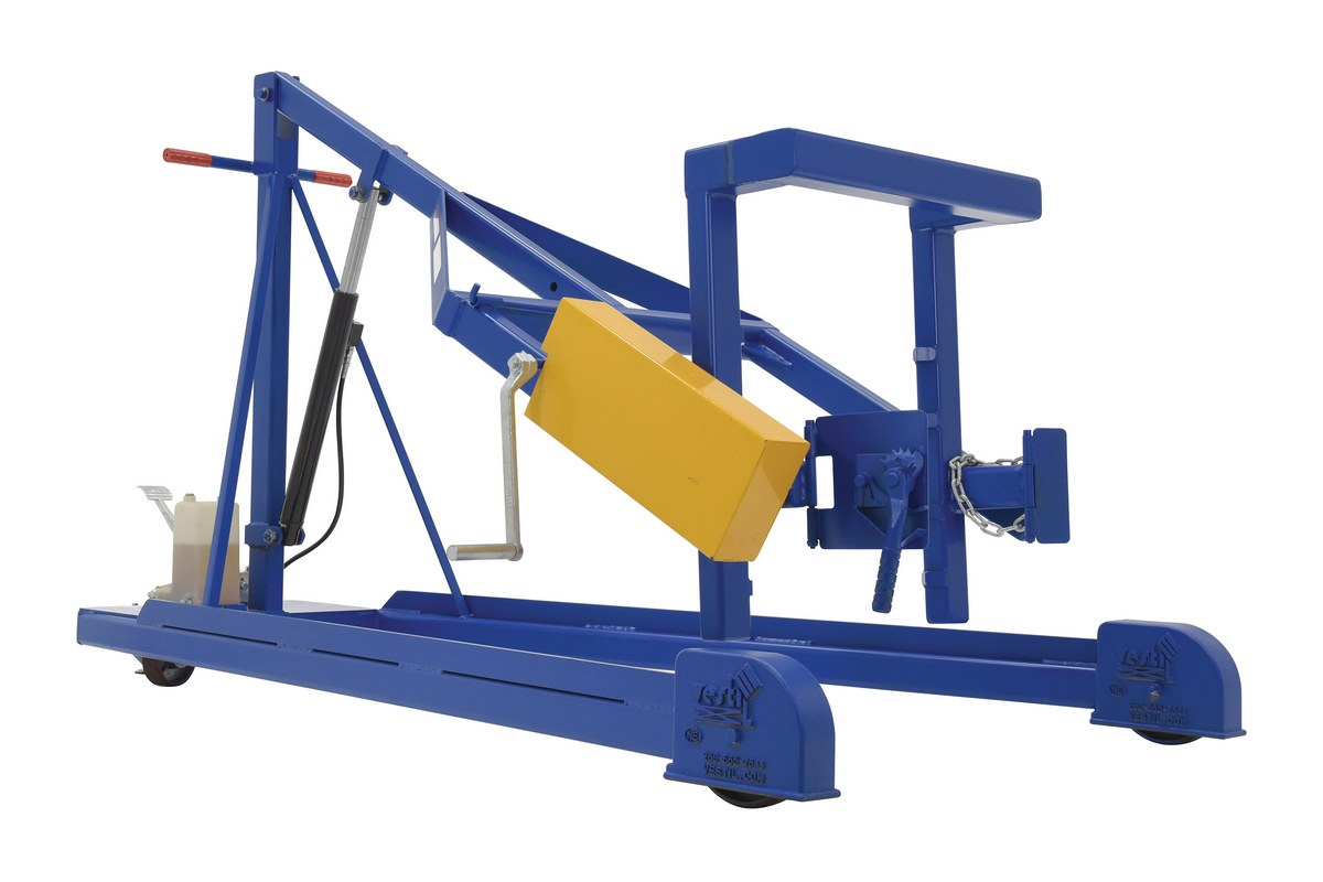 VESTIL HDC-450-60 Hydraulic Drum Stacker, Manual, 60 Inch Height | AG7TWC