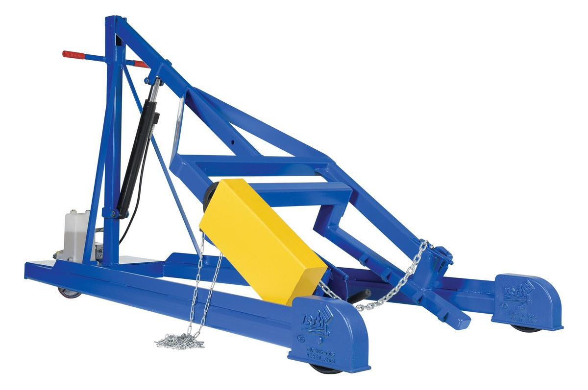 VESTIL HDC-450-96 Hydraulic Drum Stacker, Manual, 96 Inch Height | AG7TWF