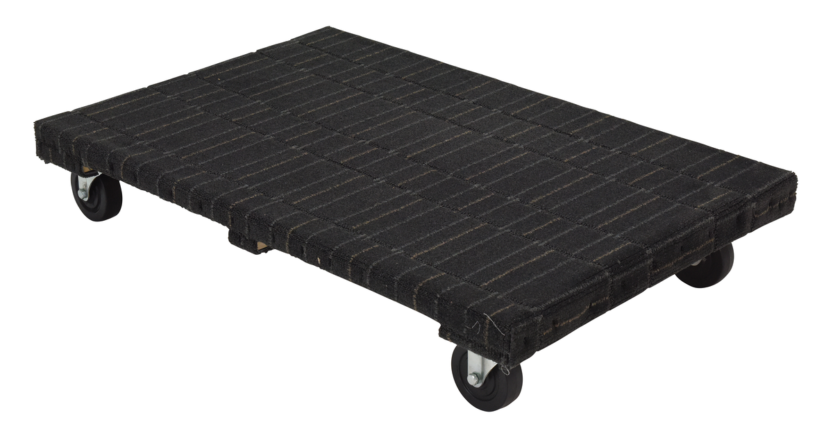 VESTIL HDOSC-2436-12 Carpeted Hardwood Dolly, 1200 Lb. Capacity, 24 Inch x 36 Inch Size | AG7UAL
