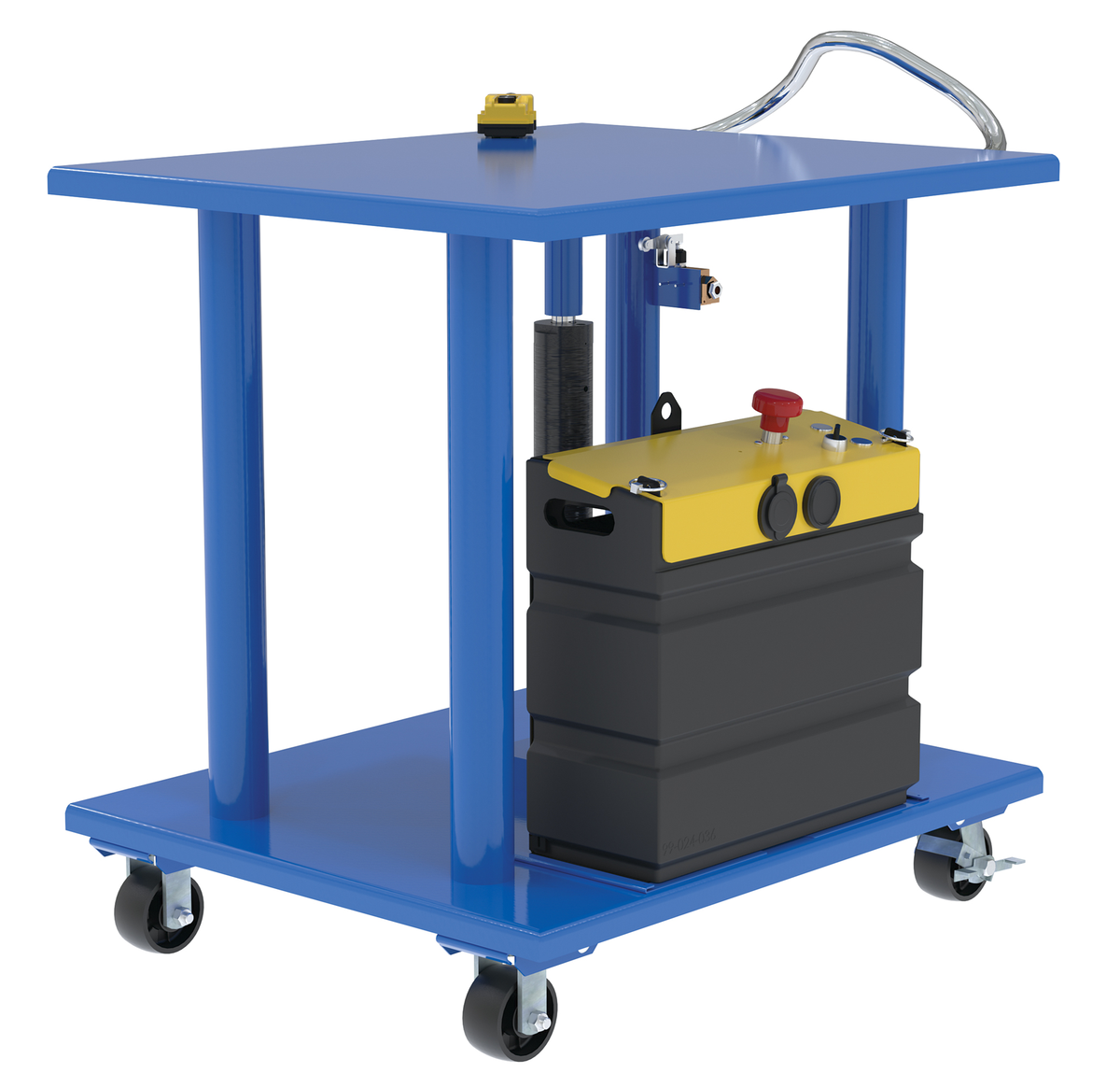 VESTIL HT-20-3036-DC Hydraulic Post Table, DC, 2000 Lb. Capacity, 30 Inch x 36 Inch Size | AG7UKL