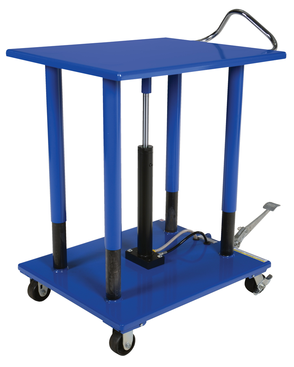 VESTIL HT-30-3036 Hydraulic Post Table, 3000 Lb. Capacity, 30 x 36 Inch Size | AG7UKQ