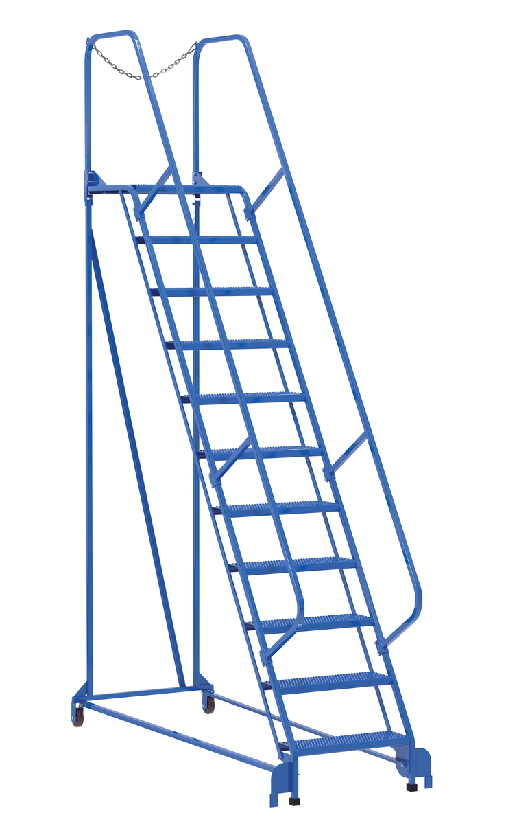 VESTIL LAD-MM-11-P Maintenance Ladder, 11 Step, Perforated, Steel | AG7VAK