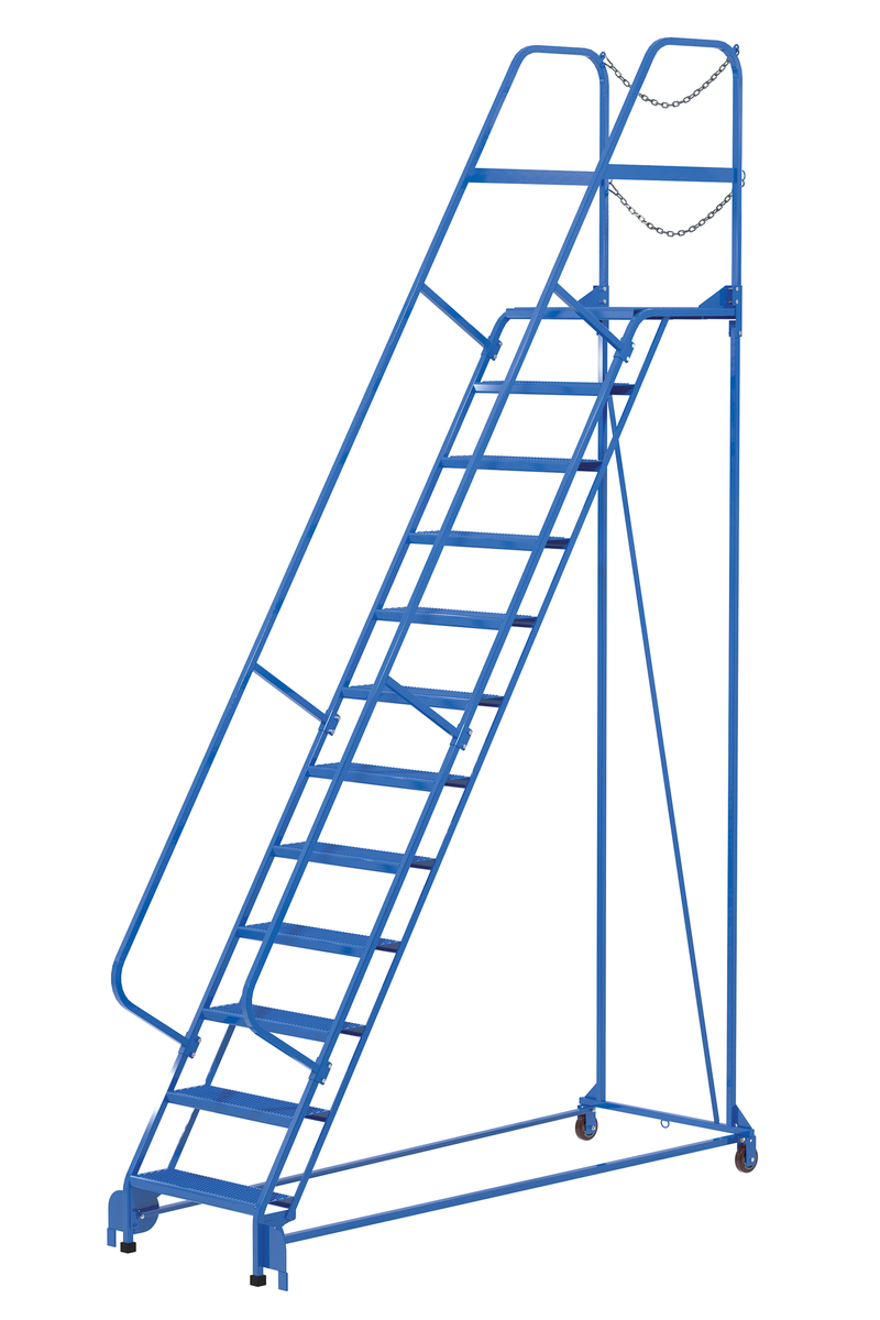 VESTIL LAD-MM-12-P Maintenance Ladder, 12 Step, Perforated, Steel | AG7VAM