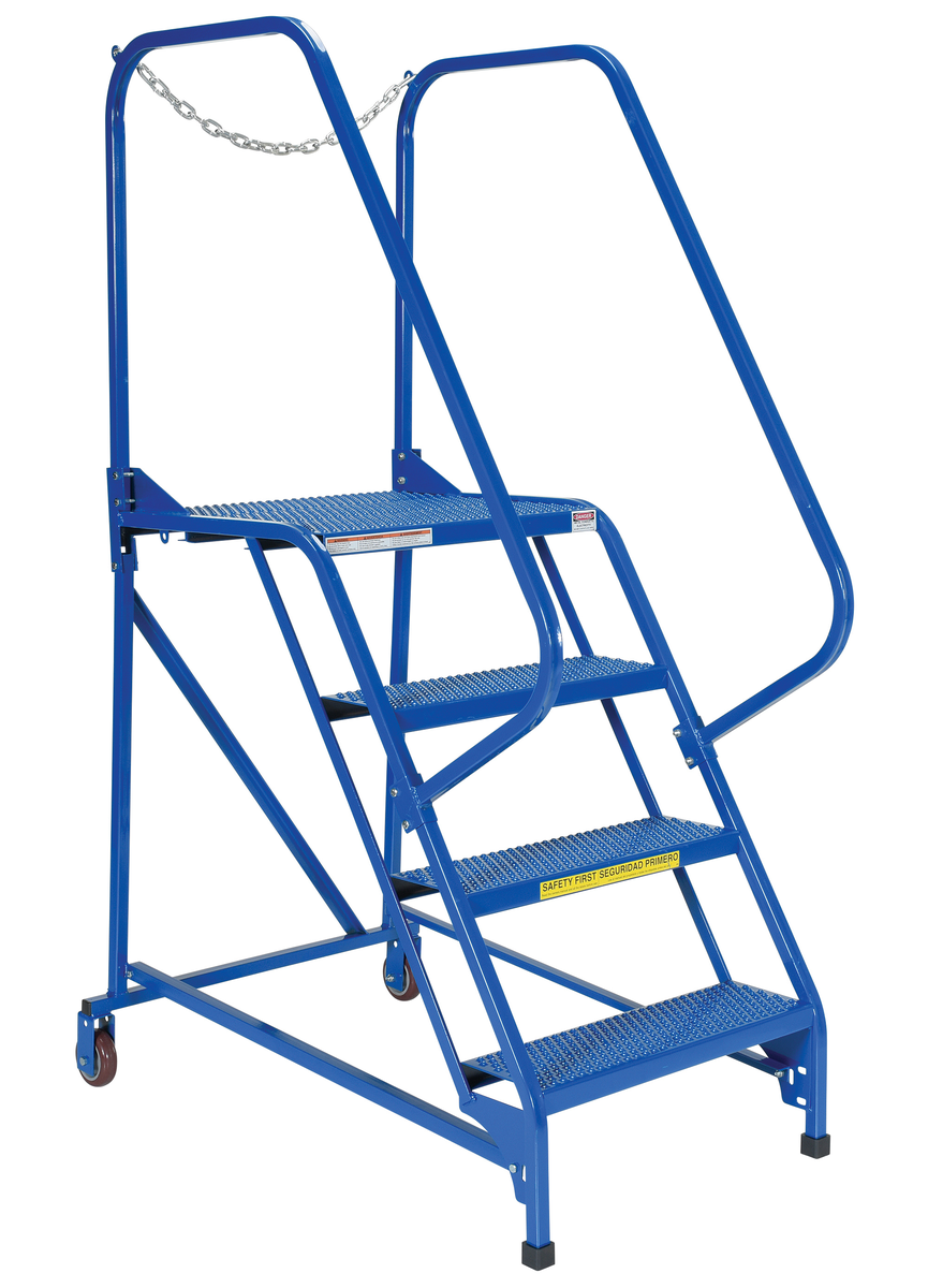 VESTIL LAD-MM-4-P Maintenance Ladder, 4 Step, Perforated, Steel | AG7VAU