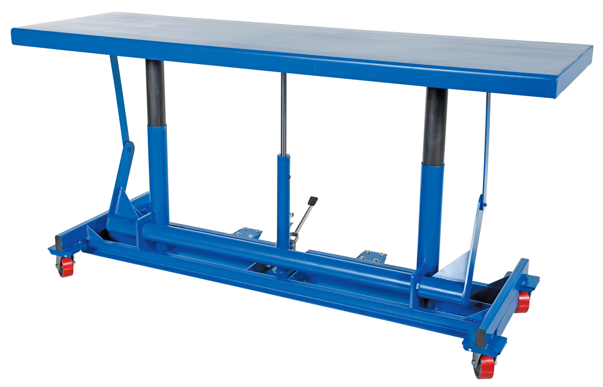 VESTIL LDLT-2096-4 Long Deck Cart, 96 Inch Overall L | CY7MCC