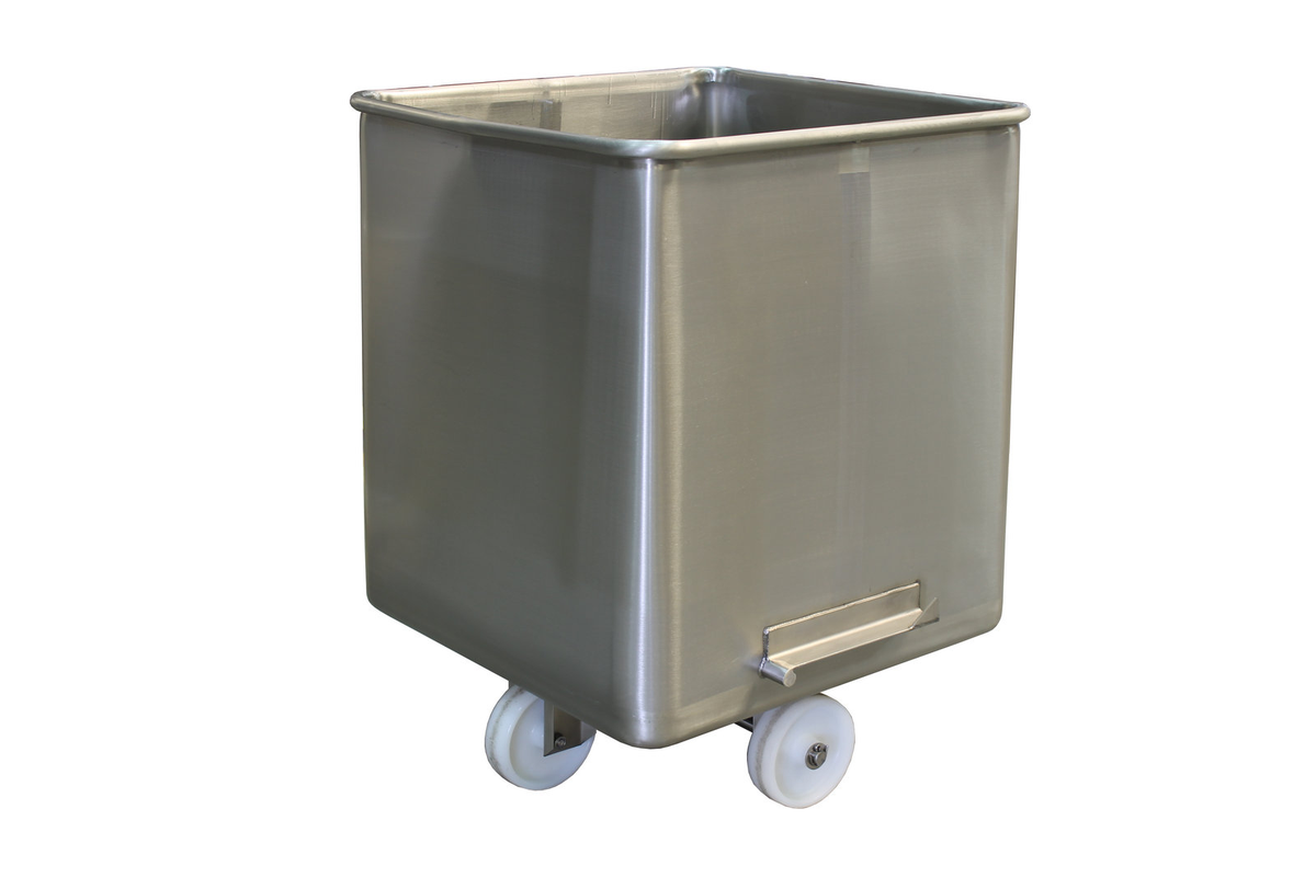 Stainless Steel Solid Meat Buggy, 29-1/2 x 28-3/8 x 37-3/8 Inch, 600 lb Capacity, Silver