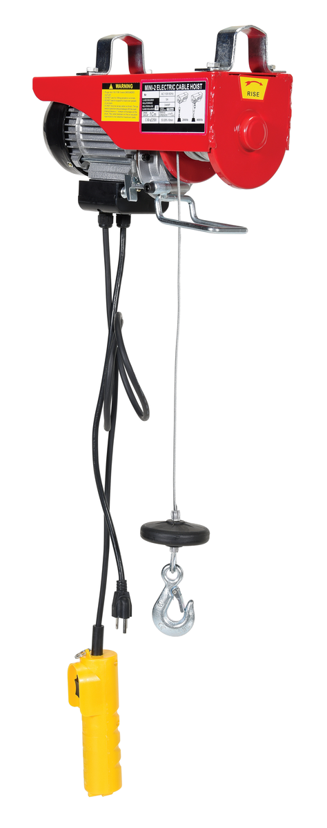 VESTIL MINI-2 Mini Cable Hoist With 200 Lb. Capacity | AG7WEL 32X277