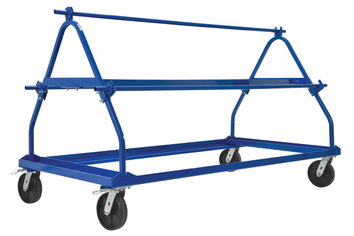 VESTIL MSW-72-3 Shrink Wrap Roll Cart, 3 Roll Capacity | CE3EGZ