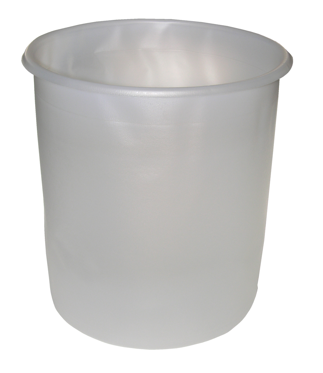 High Density Polyethylene Pail Liner, 12-1/2 x 12-1/2 x 13 Inch, 15 Mil Thick, 5 Gallon Capacity, Clear