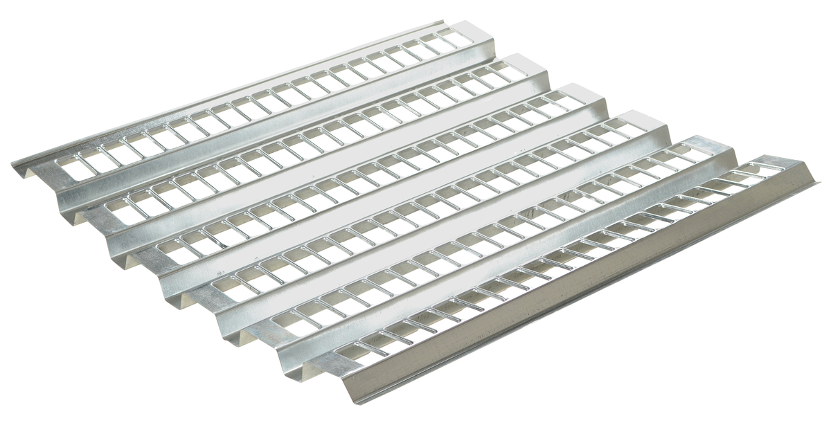 Galvanized Open-Area Pallet Rack Decking 38-1/2 x 96 x 1-1/2 Inch 3780 lb Capacity
