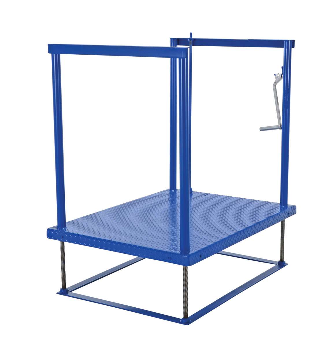 VESTIL POS-3648 Ergonomic Posi-crank Platform, 36 Inch x 48 Inch Size | AG7XKV