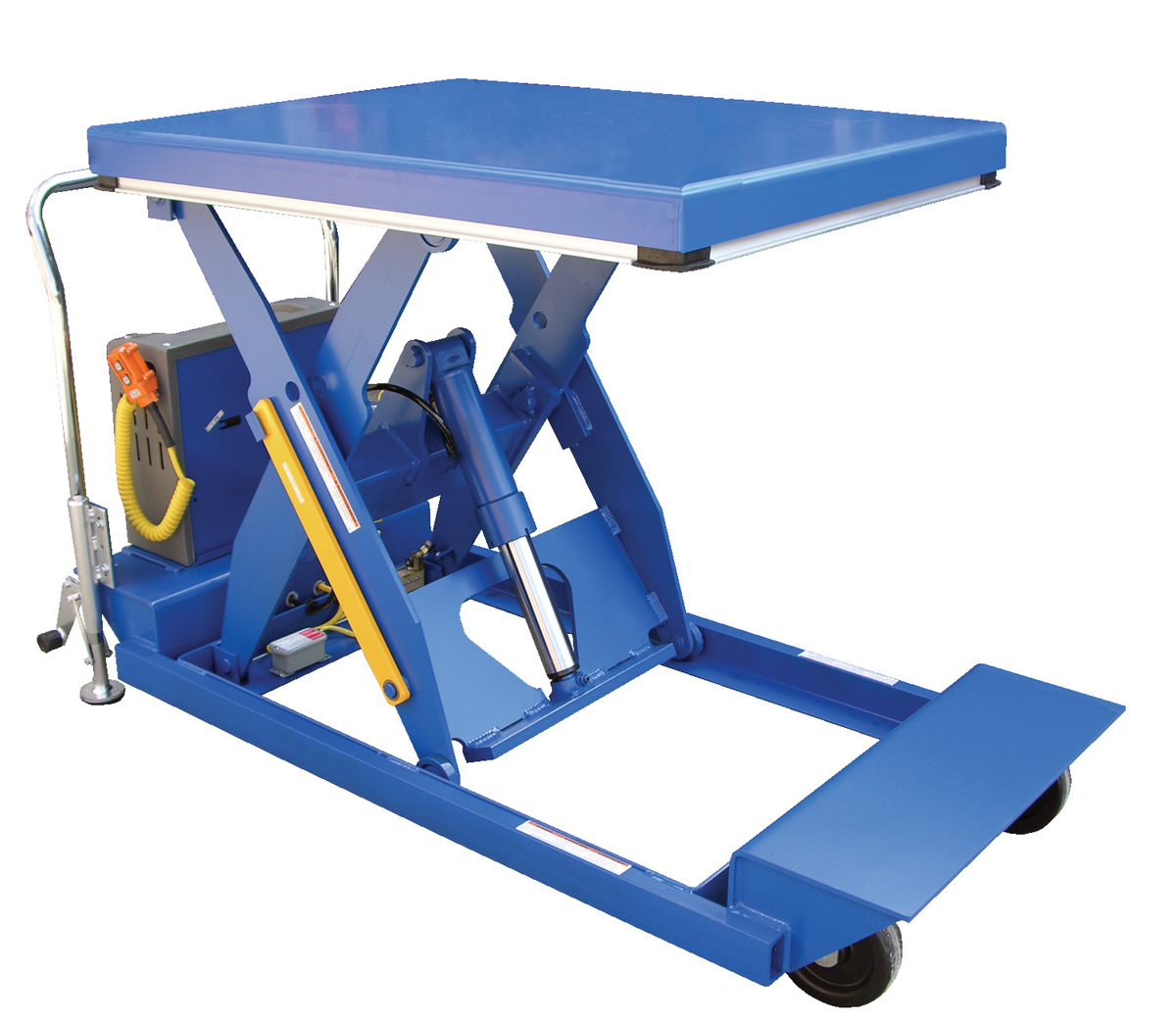 VESTIL PST-2464-2-58-115-1 Scissor Lift Table, Heavy Duty, Portable, 2000 Lb. Capacity, 24 x 64 Inch Size | CE3ENU