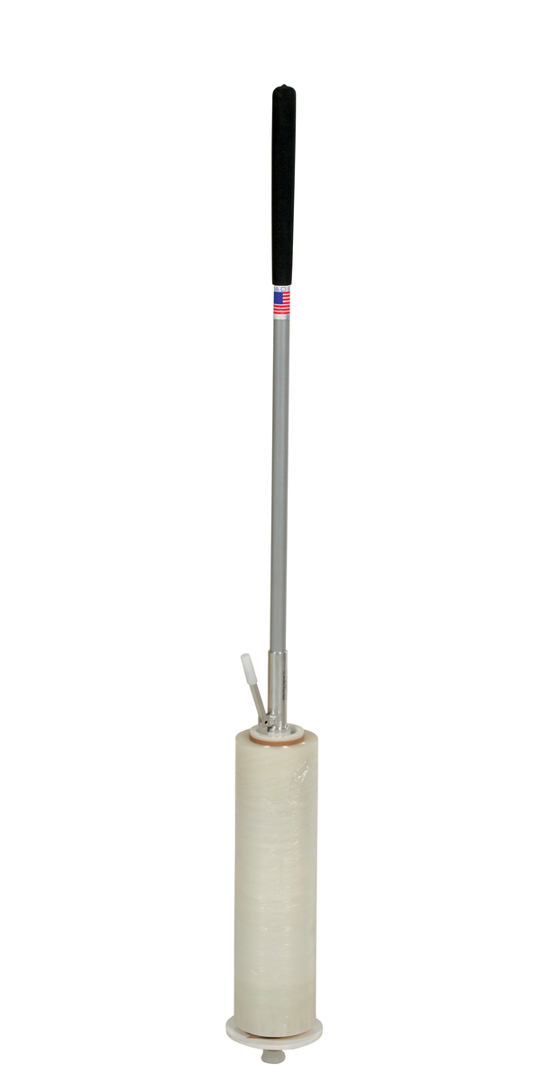 Aluminium Hand Operated Quick Wrapper, 6-1/2 x 6-1/2 x 60 Inch, Silver