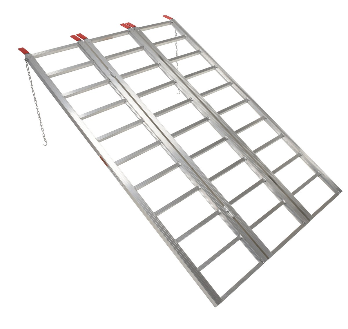 Aluminium Pick Up/Van Ramp. 78 x 16-1/2 x 5-1/2 Inch 1,500 lb Capacity, Silver