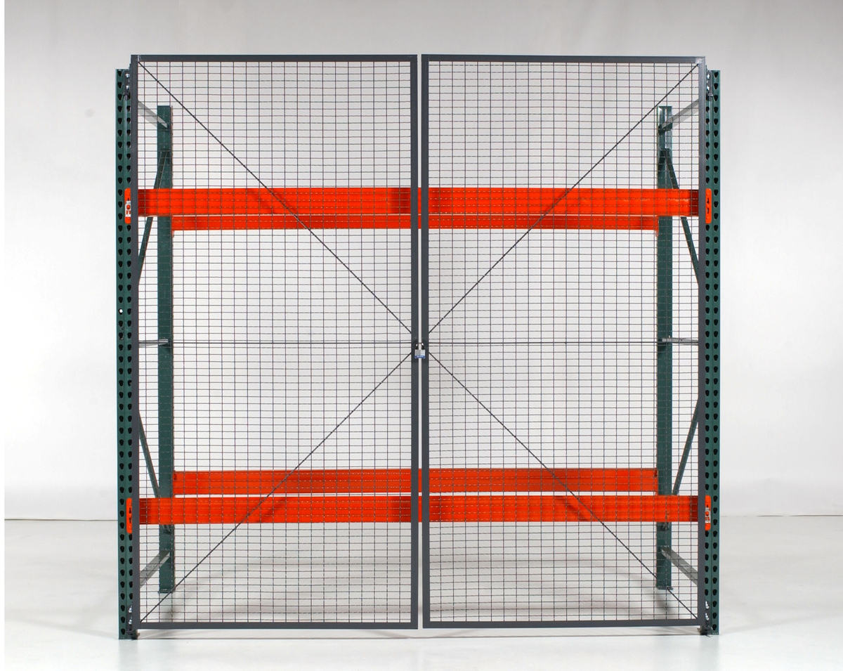 VESTIL RDHG-88 Double Hinged Rack Gate, 96 x 96 Inch Size | AG7XXX